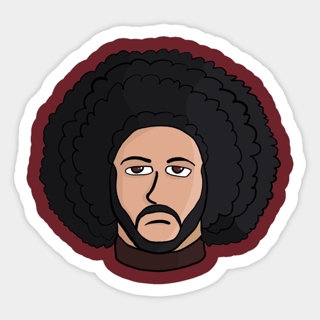 Kaepernick Sticker by ultraluxe